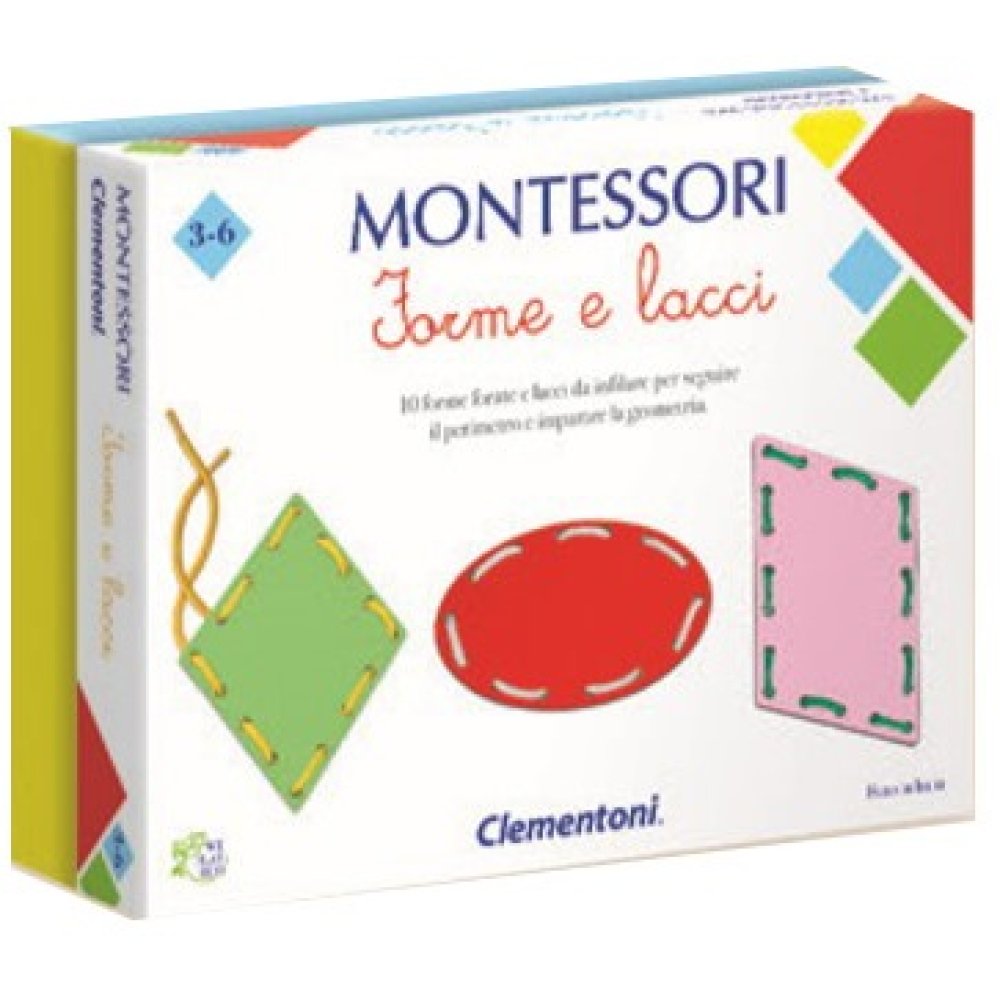 CLEMENTONI MONTESSORI FORME E LACCI