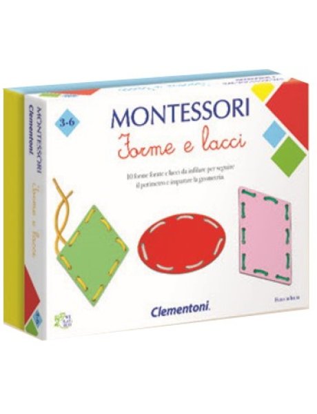 CLEMENTONI MONTESSORI FORME E LACCI