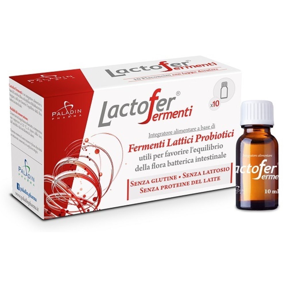 LACTOFER Fermenti 10 fiale da 10 ml