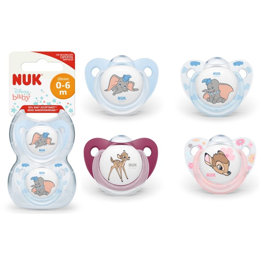 NUK SUCCH D BAMBI/D SIL0-6 2PZ