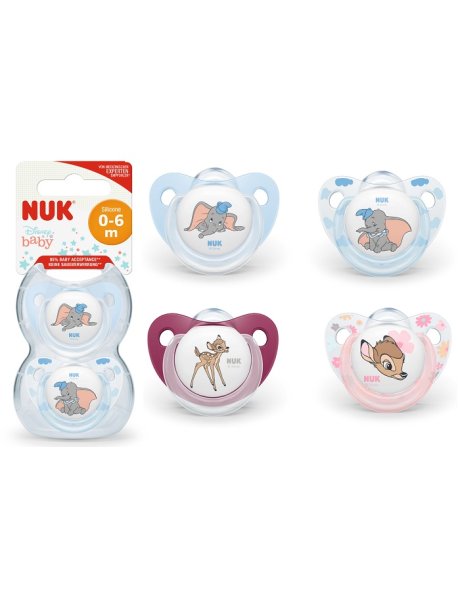 NUK SUCCH D BAMBI/D SIL0-6 2PZ NUK SUCCH D BAMBI/D SIL0-6 2PZ