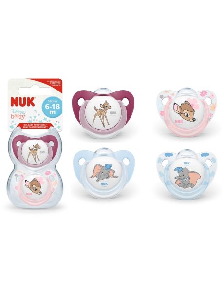 NUK SUCCH D BAMBI/D SIL6-18 2P NUK SUCCH D BAMBI/D SIL6-18 2P