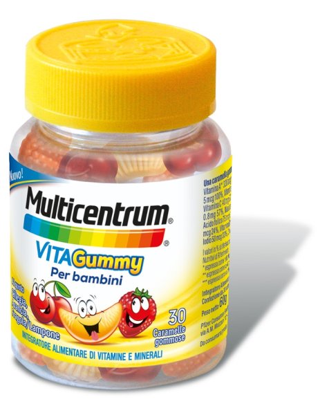 MULTICENTRUM VITAGUMMY 30 CARAMELLE GOMMOSE