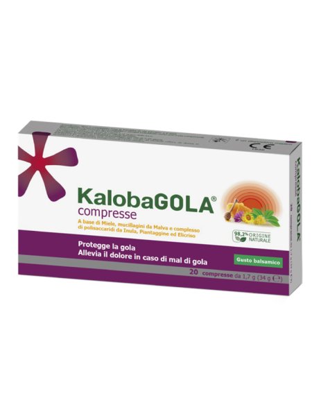 KALOBAGOLA 20 COMPRESSE BALSAMICO
