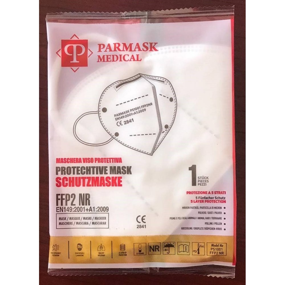 MASCHERINA FFP2 PS1001 BI 1PZ PARTEKS MASCHERINA FFP2 PS1001 BI 1PZ PARTEKS