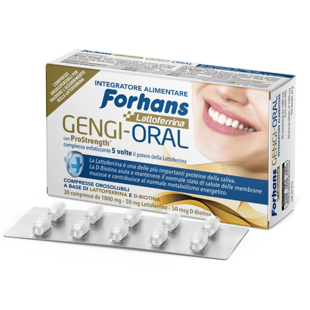 FORHANS GENGI ORAL LATTOFERRINA 30CPR OROSOLUBILI DA 1000MG
