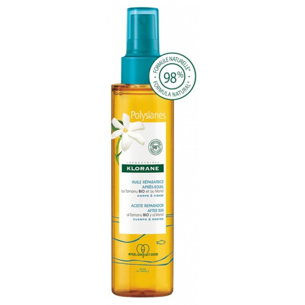 KLORANE Polysianes Olio Ristrutturante Dopo Sole 150ml