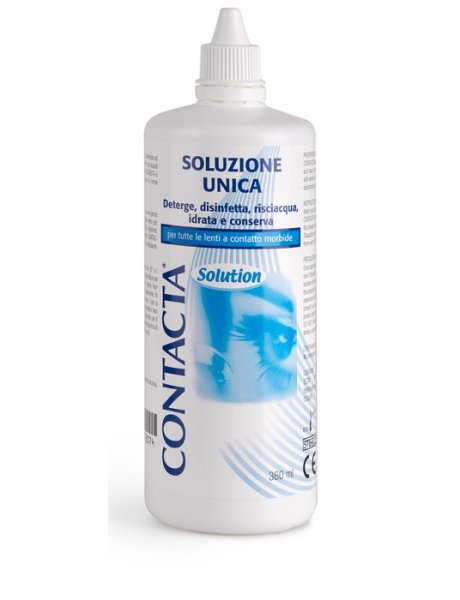 SOLUZIONE UNICA ISOTONICA PER LENTI A CONTATTO CONTACTA DA 360ML