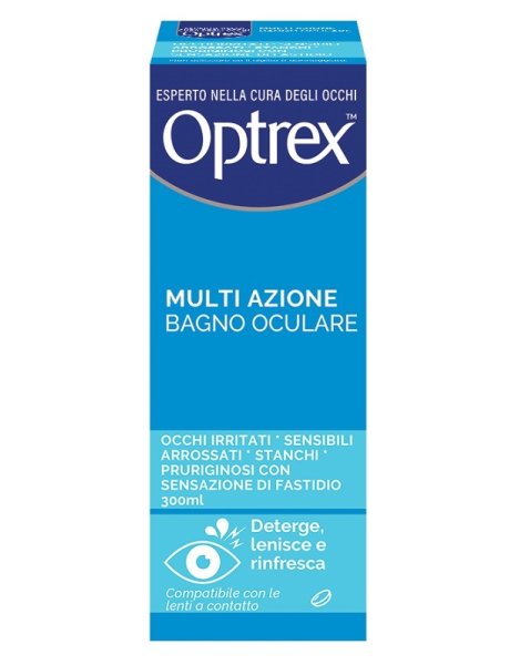 OPTREX MULTI AZIONE BAGNO OCULARE 300ML + OCCHIERA FLESSIBILE
