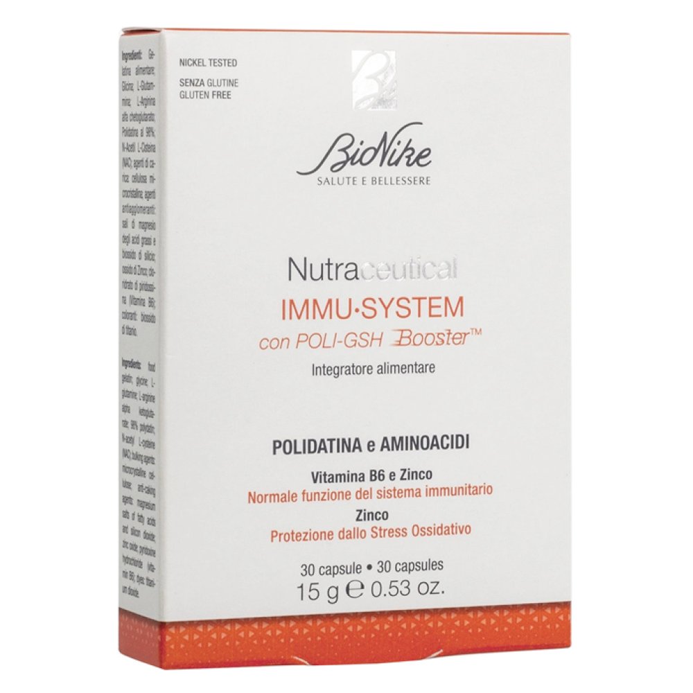 BIONIKE NUTRACEUTICAL Immu-System 30 Compresse - contribuiscono alla normale funzione del sistema immunitario