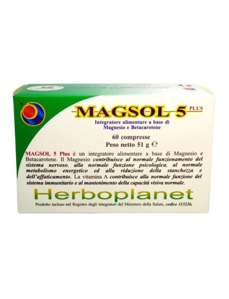 MAGSOL 5 PLUS 60 COMPRESSE