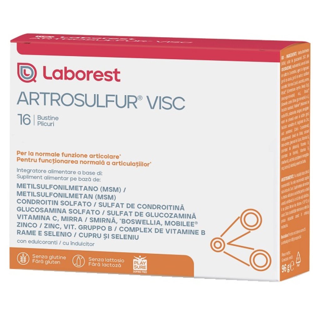 ARTROSULFUR VISC 16 BUSTINE DA 6 G