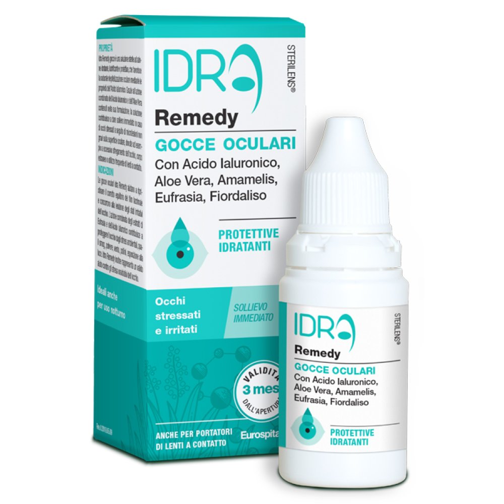 GOCCE OCULARI PROTETTIVE IDRATANTI STERILENS IDRA REMEDY CONACIDO IALURONICO E ALOE VERA 10 ML