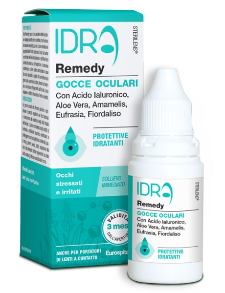 GOCCE OCULARI PROTETTIVE IDRATANTI STERILENS IDRA REMEDY CONACIDO IALURONICO E ALOE VERA 10 ML