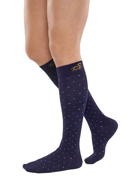 SOCKS FY Bamboo Pois Blu 1-S