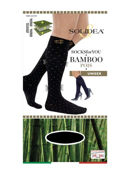SOCKS FY Bamboo Pois Nero 1-S