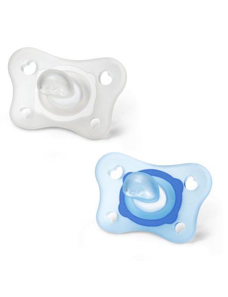 CHICCO GOMMOTTINO BOY SILICONE 0-2 MESI 2 PEZZI ITA C
