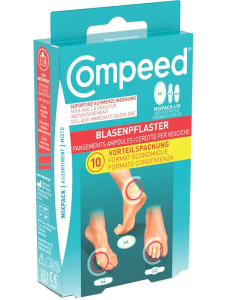 CEROTTI COMPEED PER VESCICHE MISTO BOX 10 PEZZI