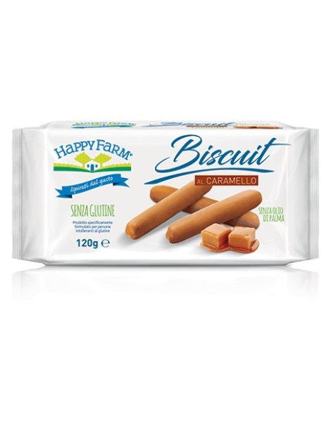 HAPPY FARM BISCUIT CARAMELLO 120 G