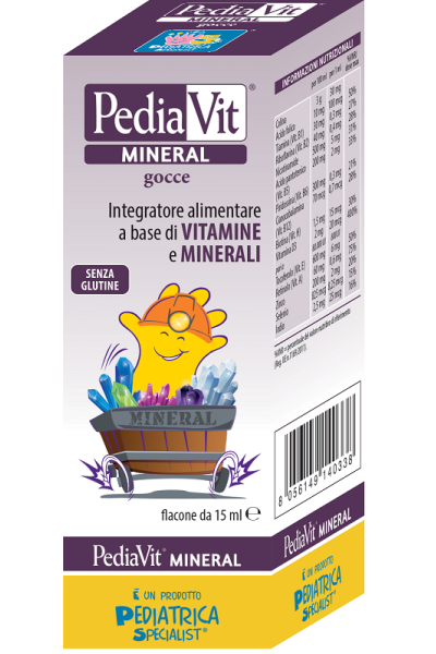 PEDIAVIT MINERAL GOCCE 15ML