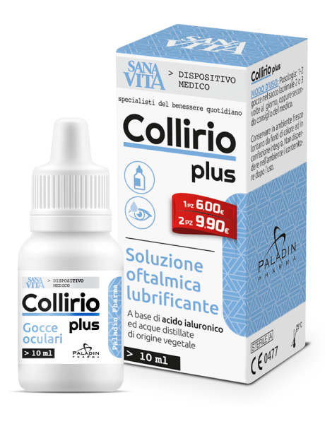 GOCCE OCULARI SANAVITA COLLIRIO PLUS 10 ML