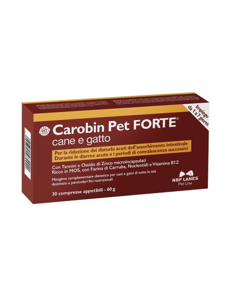 CAROBIN PET FORTE 30 COMPRESSE
