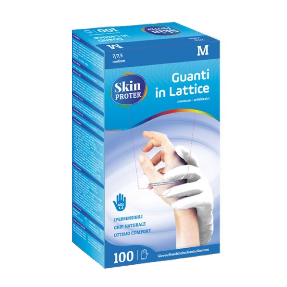 GUANTI Latt.M 100pz PROTEK GUANTI Latt.M 100pz PROTEK