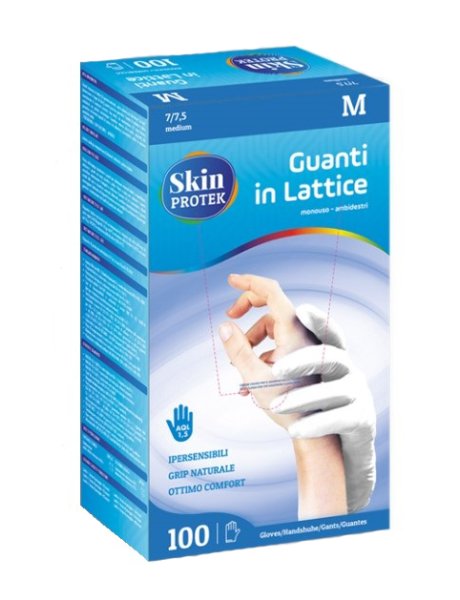 GUANTI Latt.M 100pz PROTEK