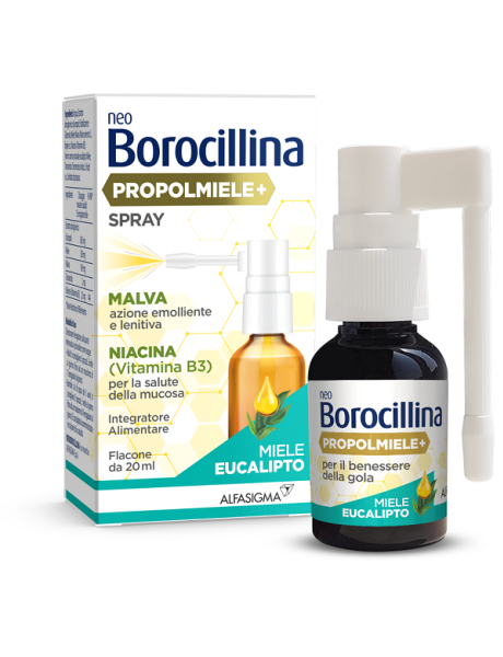 NEOBOROCILLINA PROPOLMIELE+ SPRAY MIELE EUCALIPTO 20 ML