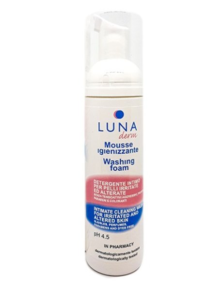 LUNADERM MOUSSE IGIENIZZANTE DETERGENTE INTIMO PELLI IRRITATE ED ALTERATE 150 ML