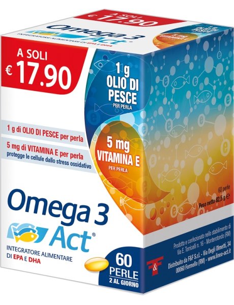 OMEGA 3 ACT 60 Perle1000mg