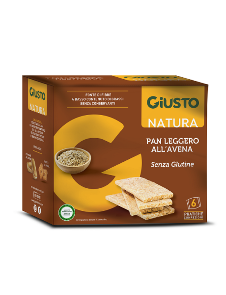 GIUSTO S/G PanLegg.Avena 6x25g