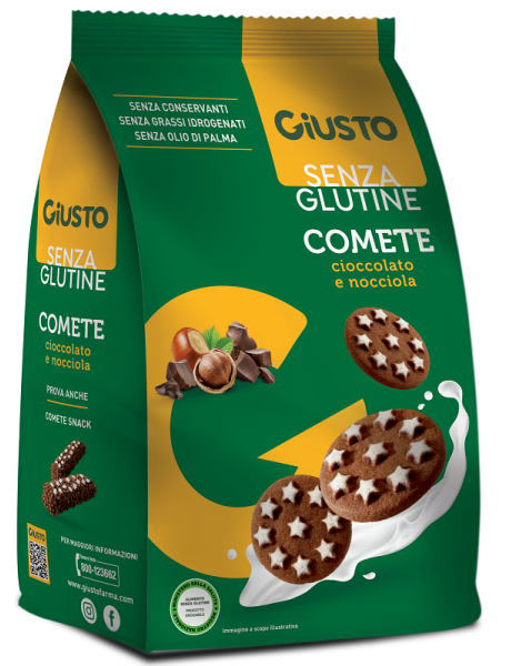 GIUSTO S/G COMETE Biscotti200g