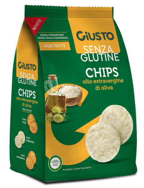 GIUSTO S/G Chips Olio Evo 40g