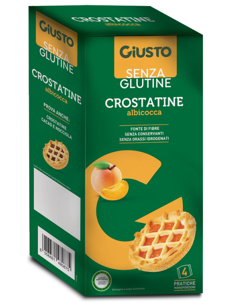 GIUSTO S/G Crost.Albic.4x45g