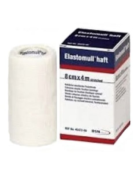 BENDA ELASTICA AUTOADESIVA ELASTOMULL HAFT COMPRESSIONE FORTE 8X400 CM