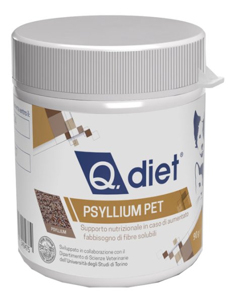 Q DIET PSYLLIUM Pet Polv.90g