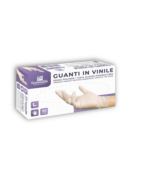GAMMADIS Guanti Vinile M 100pz