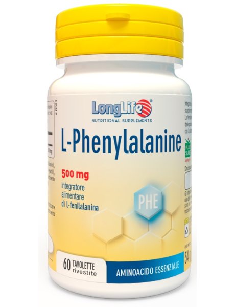 LONGLIFE L-PHENYLAL 500MG 60TA
