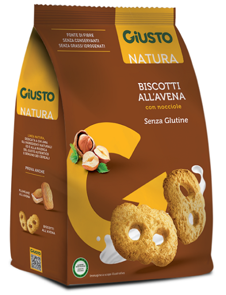 GIUSTO S/G Bisc.AvenaNocc.250g