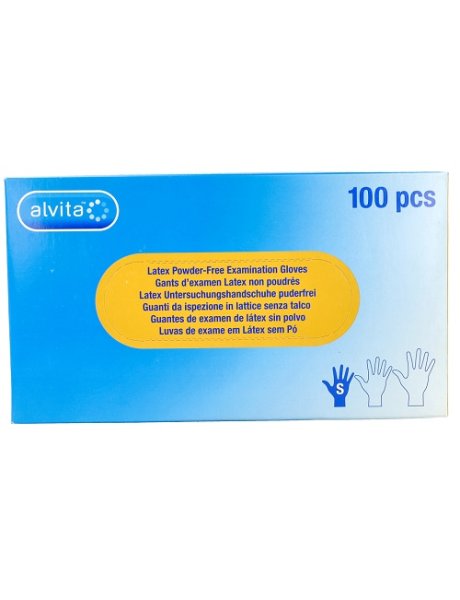 ALVITA GUANTI LATTICE L S/POLVERE 100PZ