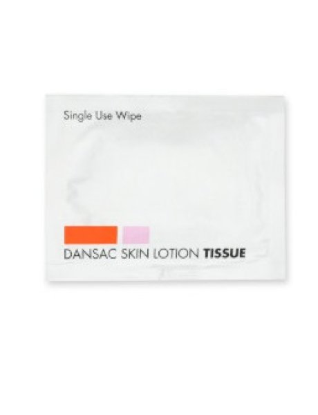 DANSAC SALVIETTA CON LOZIONE IGIENIZZANTE AREA PERISTOMALE 50 PEZZI