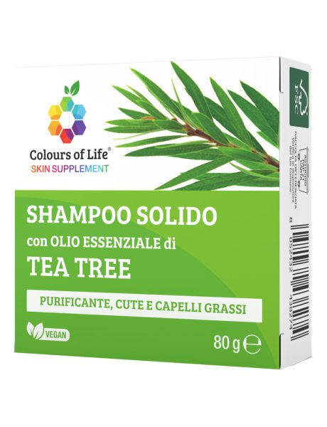 TEA TREE Sh.Solido 80gr COLOUR