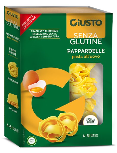 GIUSTO S/G Pasta Pappard.250g