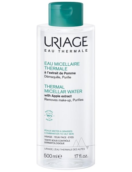 URIAGE EAU MICELLAIRE THERMALE PELLI MISTE GRASSE FLACONE 500 ML