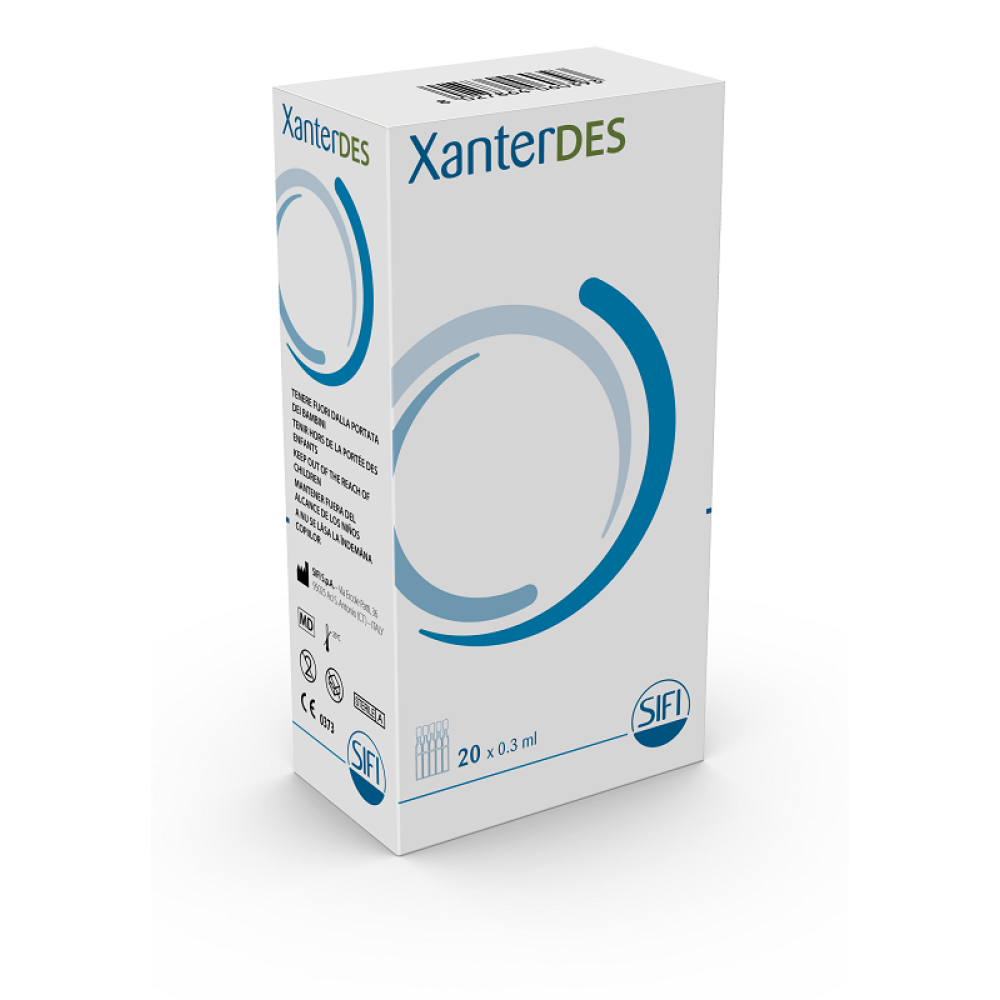 XANTERDES SOLUZIONE OFTALMICA 20 FLACONCINI MONODOSE DA 0,3ML