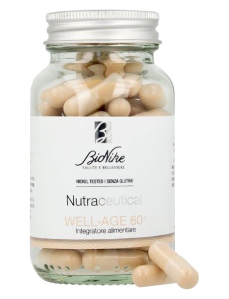 BIONIKE NUTRACEUTICAL WELL AGE 60+ 60 CAPSULE VEGETALI - aiuta a migliorare l’elasticità e l’idratazione cutanea