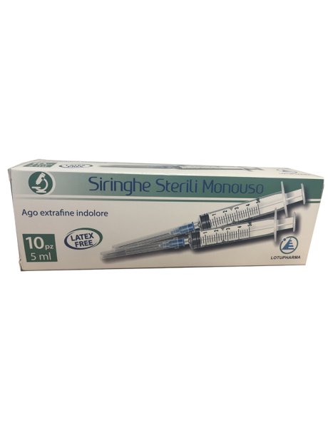 LOTUPHARMA SIRINGA 5ML 10PZ LOTUPHARMA SIRINGA 5ML 10PZ