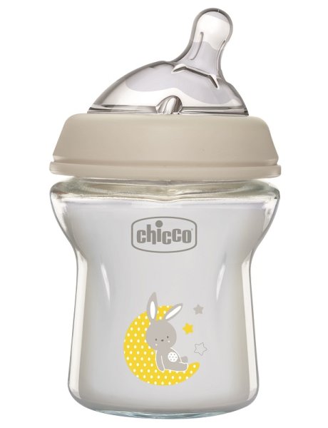 CHICCO BIBERON NAT FEEL VETRO 0M+ 150 ML
