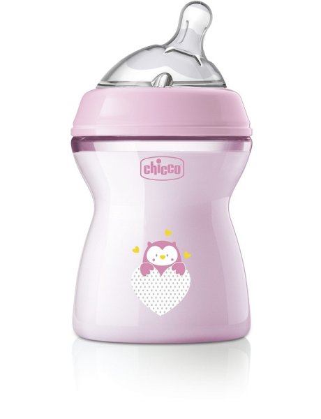 CHICCO BIBERON NAT FEEL PP 2M+ 250 ML BIMBA